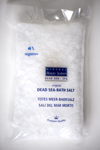 Sale Naturale del Mar Morto al 46% di MAGNESIO - 46% Mg Dead Sea Salt - 500g