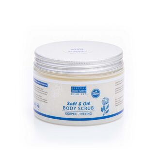 Scrub al Sale del Mar Morto, profumazione Fiori Bianchi - White Blossom Salt & Oil Body Scrub 300 ml